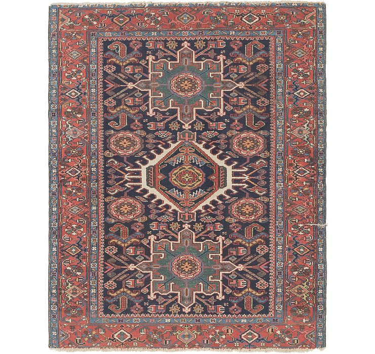 145cm x 183cm Gharajeh Persian Rug
