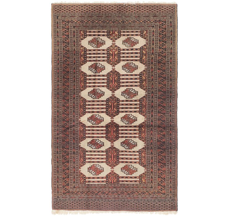 4' 2 x 7' 2 Bokhara Oriental Rug