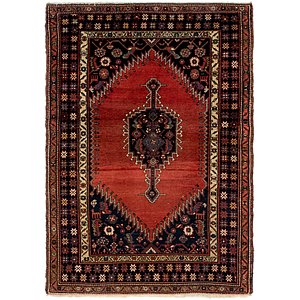4' 6 x 6' 6 Mazlaghan Persian Rug