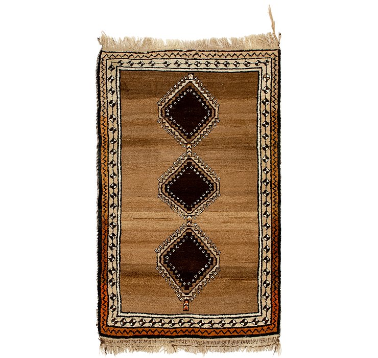 3' 6 x 6' 5 Shiraz-Gabbeh Persian Rug
