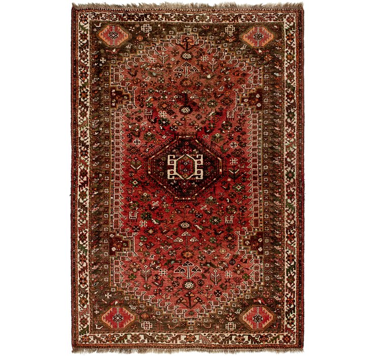 5' 9 x 8' 8 Ghashghaei Persian Rug