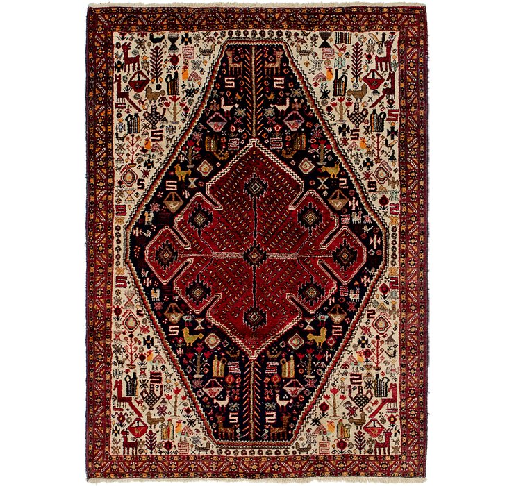 4' 3 x 6' Yalameh Persian Rug