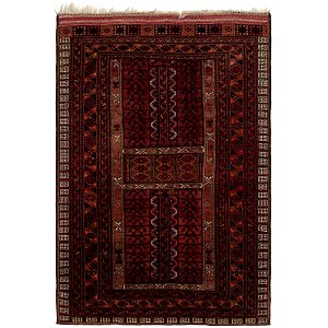 4' 6 x 6' 8 Afghan Ersari Rug