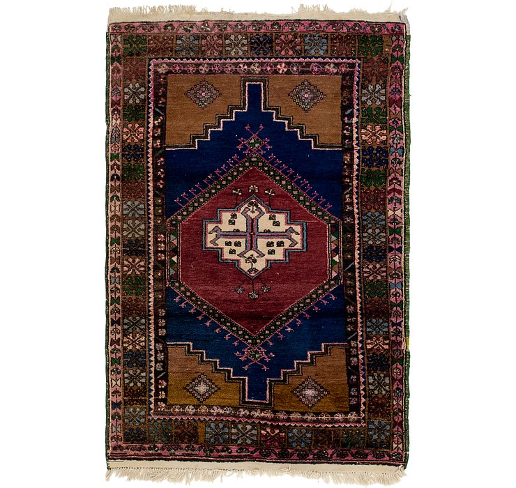 HandKnotted 4' 2 x 6' 2 Anatolian Rug