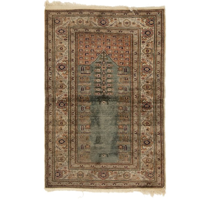 2' 10 x 4' 4 Kashmir Oriental Rug