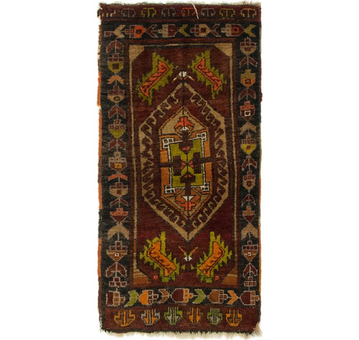 1' 7 x 3' Anatolian Rug