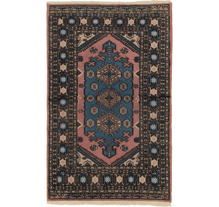 3' 2 x 5' Bokhara Oriental Rug