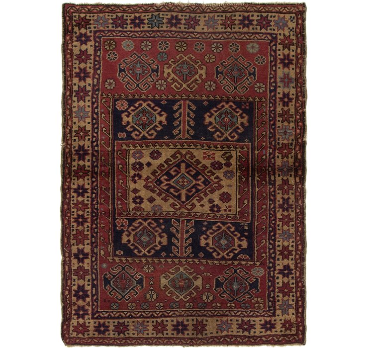 3' x 4' 3 Kazak Rug