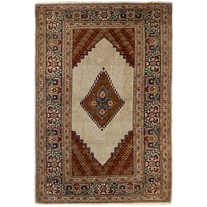 HandKnotted 2' 10 x 4' 5 Tabriz Oriental Rug