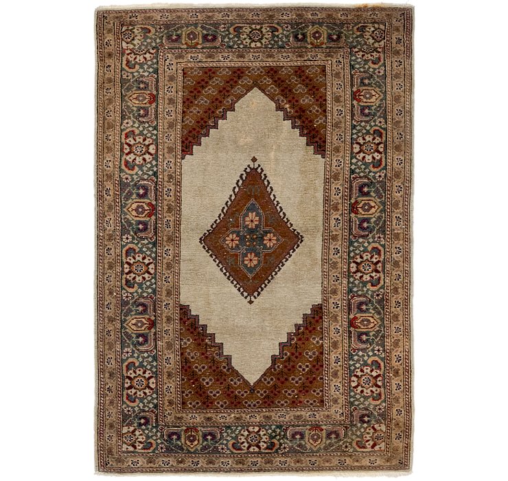 HandKnotted 2' 10 x 4' 5 Tabriz Oriental Rug