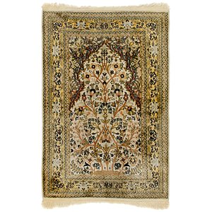 2' 6 x 4' 2 Kashmir Oriental Rug