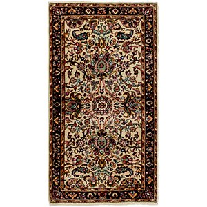 2' 5 x 4' 6 Kashan Oriental Rug