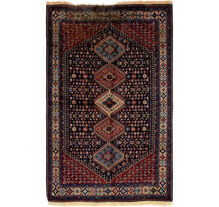 5' 3 x 8' Yalameh Persian Rug