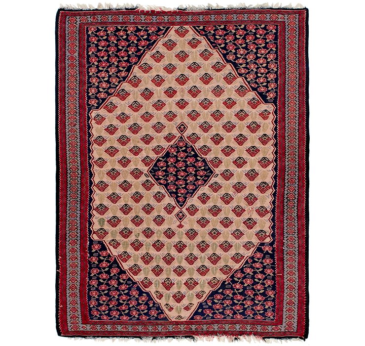 3' 9 x 5' Kilim Fars Persian Rug