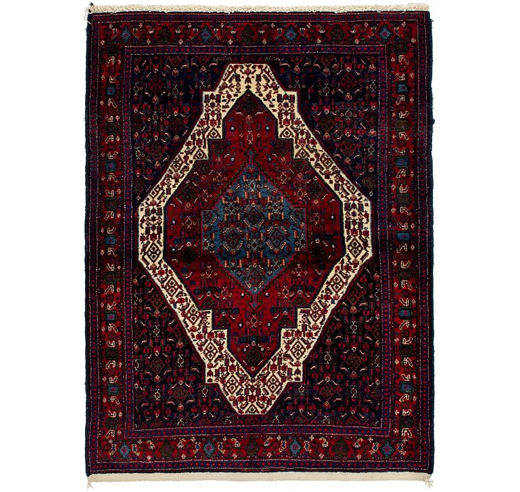 3' 10 x 5' 7 Senneh Persian Rug
