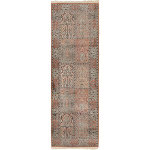 3' x 9' 6 Kashmir Oriental Runner...