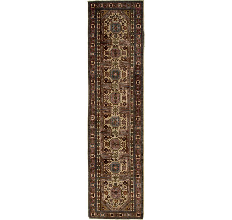 2' 9 x 10' 6 Ardabil Runner Rug