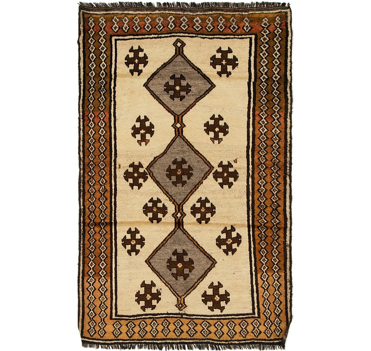 3' 10 x 6' 2 Shiraz Persian Rug