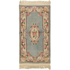 2' 4 x 4' 7 Carved Pekin Rug