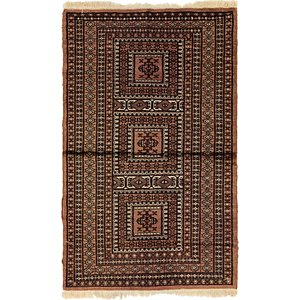 3' 2 x 5' Bokhara Oriental Rug