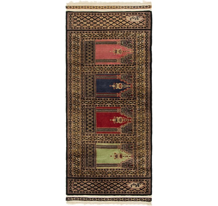 HandKnotted 2' x 4' 8 Lahour Oriental Rug
