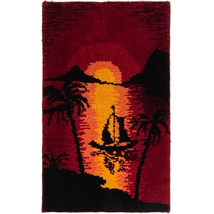 HandKnotted 2' 4 x 3' 9 Moroccan Rug