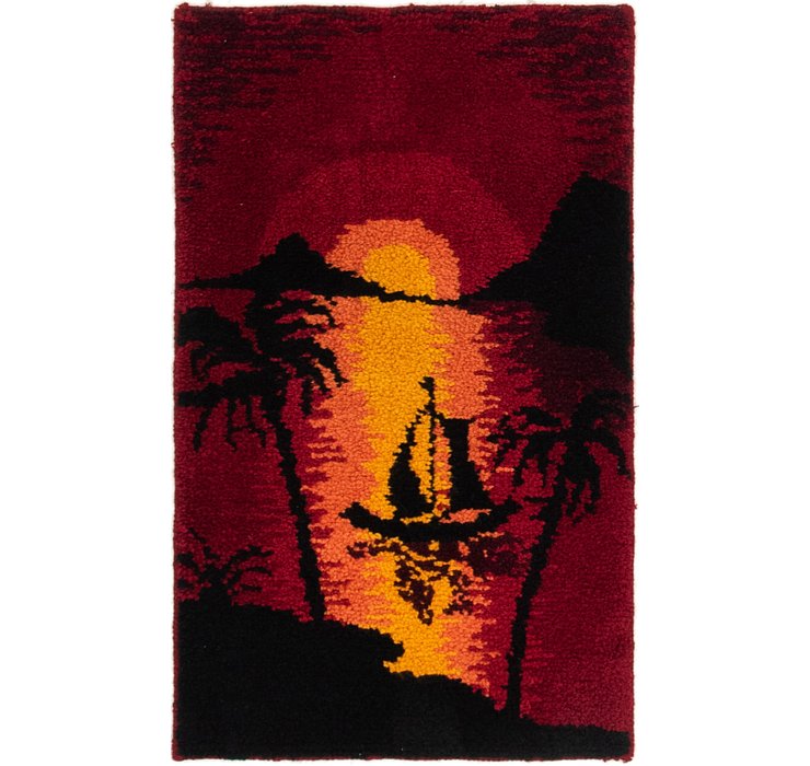 2' 4 x 3' 9 Moroccan Rug