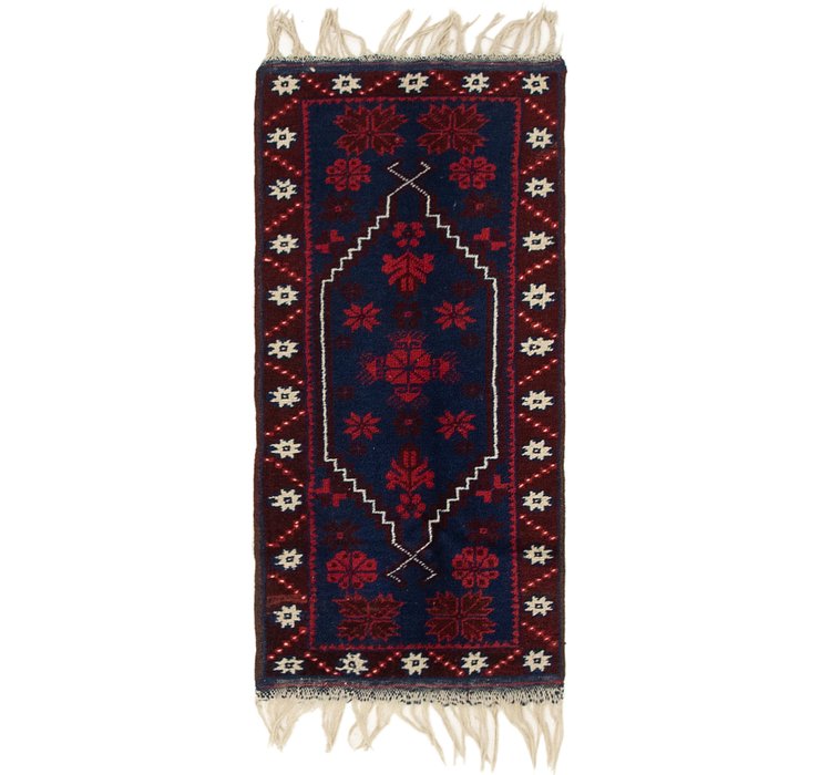 1' 8 x 3' 4 Anatolian Oriental Rug