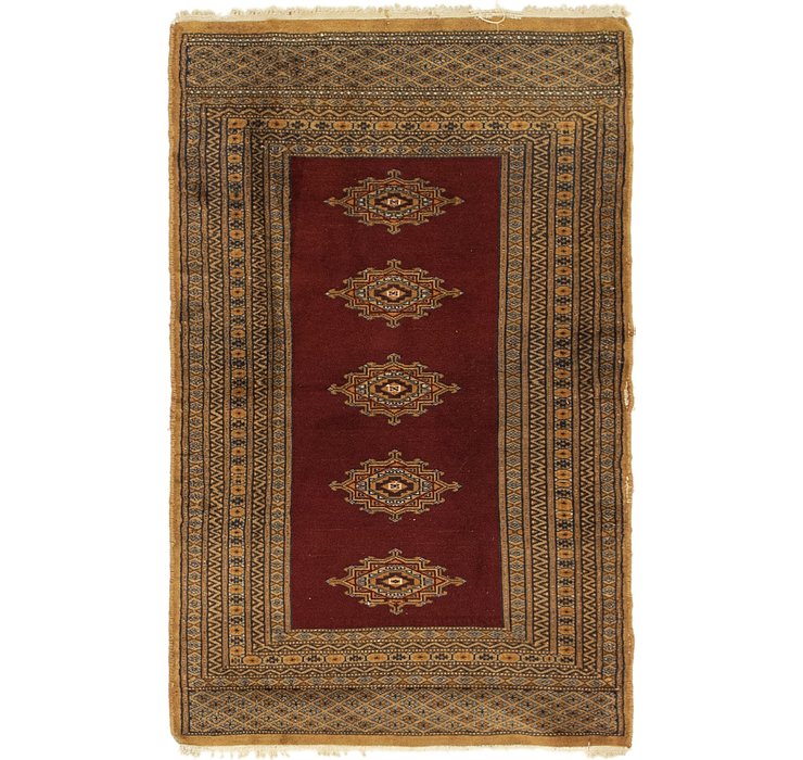 2' 6 x 4' Bokhara Oriental Rug