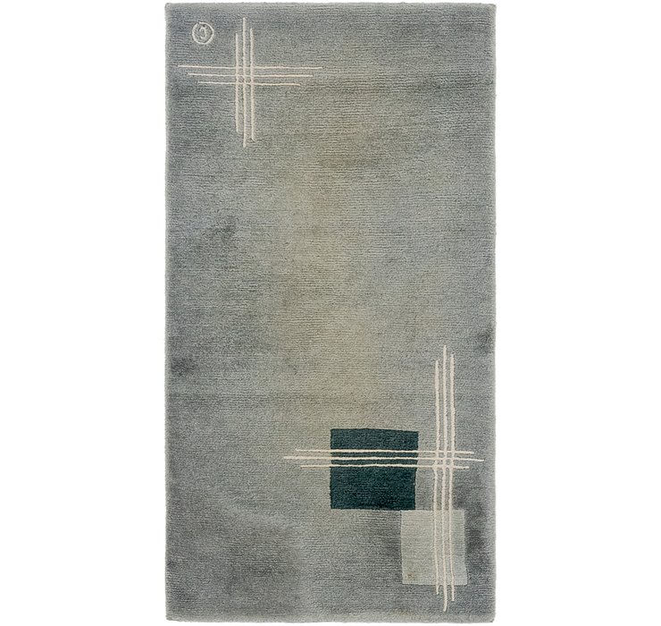 HandKnotted 2' 5 x 4' 8 Nepal Rug
