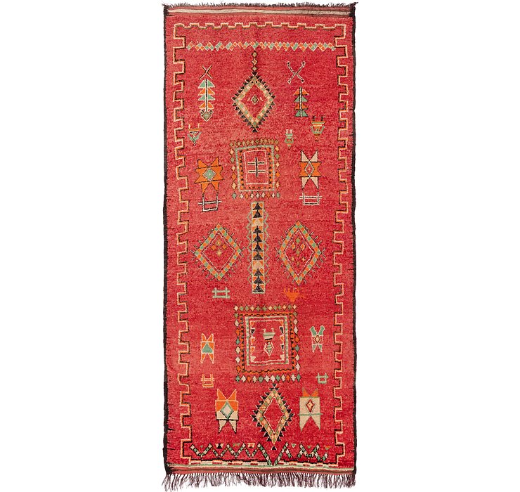 HandKnotted 5' 2 x 11' 10 Moroccan Runner Rug