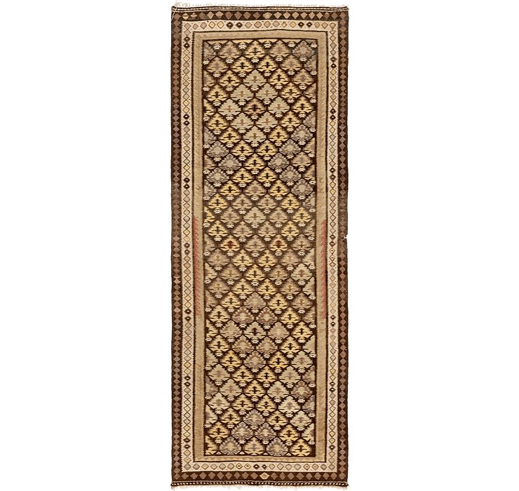 3' 9 x 10' Kilim Fars Runner Rug