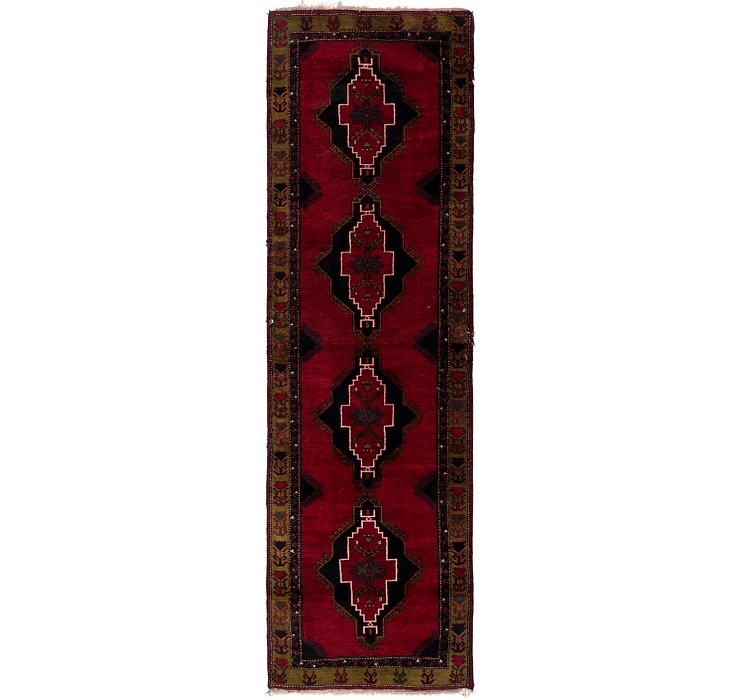 4' 2 x 13' 8 Anatolian Oriental Runn...