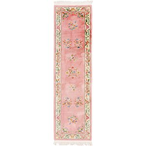 3' x 11' 4 Carved Pekin Runner Rug