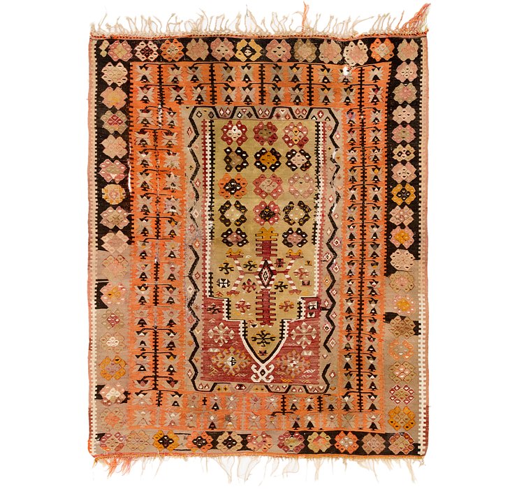 4' 7 x 5' 7 Kilim Fars Persian Rug