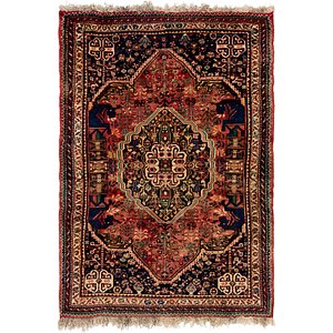3' 8 x 5' 4 Ghashghaei Persian Rug