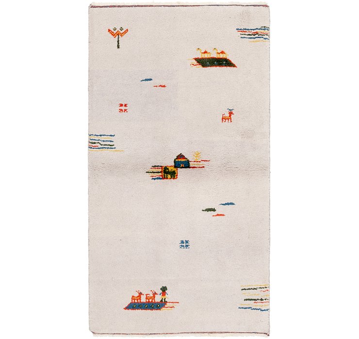 2' 10 x 5' 5 Shiraz-Gabbeh Rug