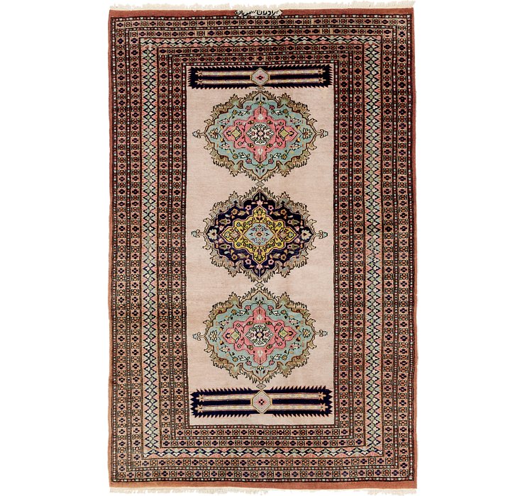 4' 4 x 6' 9 Bokhara Oriental Rug