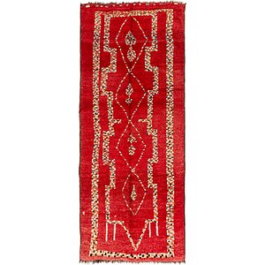 5' 4 x 13' 2 Moroccan Runner Rug