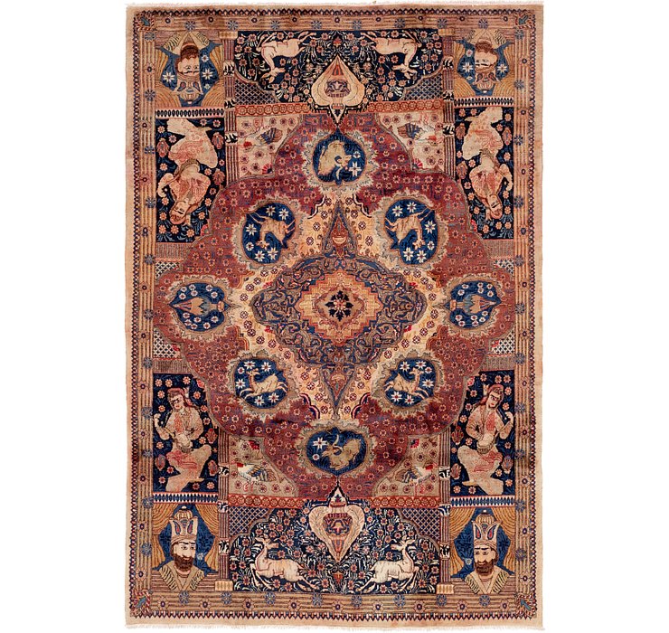 6' 7 x 9' 9 Kashmar Persian Rug