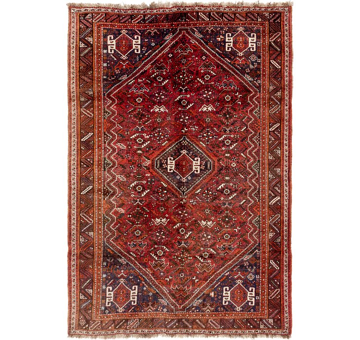5' 10 x 8' 5 Ghashghaei Persian Rug