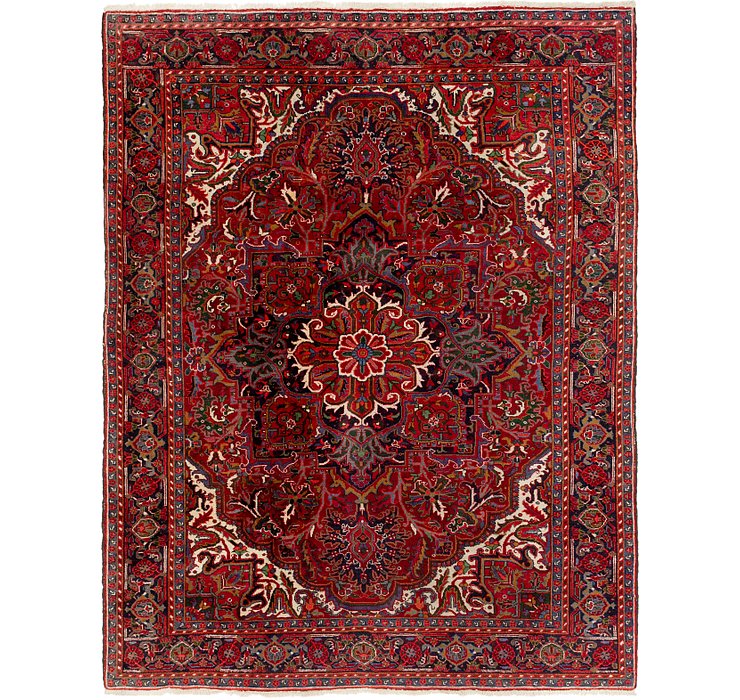 7' 4 x 9' 4 Heriz Persian Rug