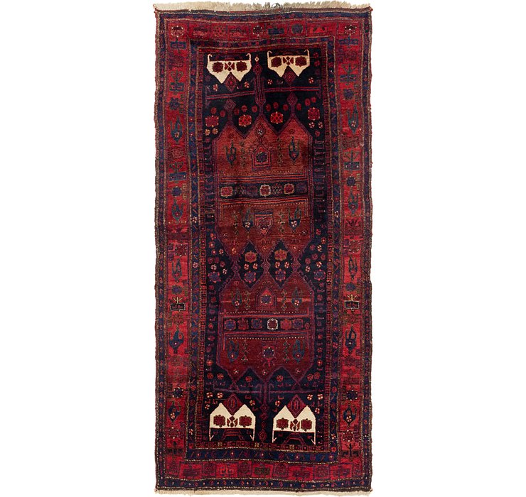 4' 5 x 9' 10 Sirjan Persian Runner Rug
