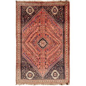 5' 5 x 8' 5 Ghashghaei Persian Rug
