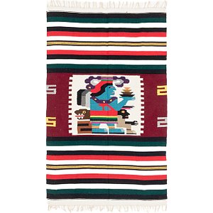 4' 3 x 6' 8 Kilim Dhurrie Rug