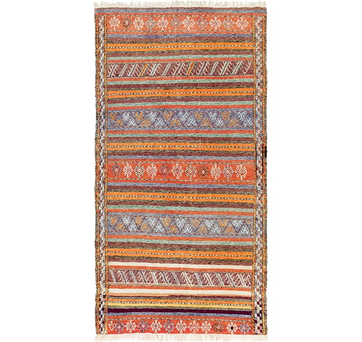4' 6 x 8' 8 Moroccan Rug