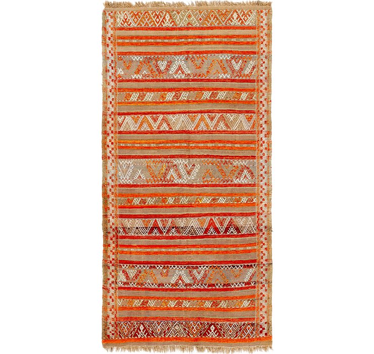 4' 4 x 9' Moroccan Runner Rug