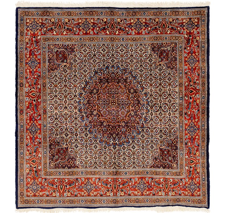 6' 6 x 6' 10 Mood Persian Square Rug