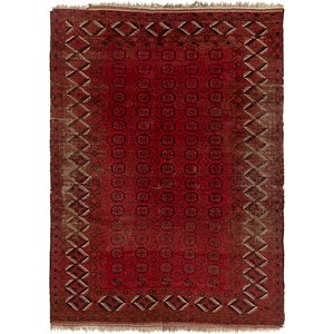 HandKnotted 7' 7 x 10' 4 Afghan Akhche Rug