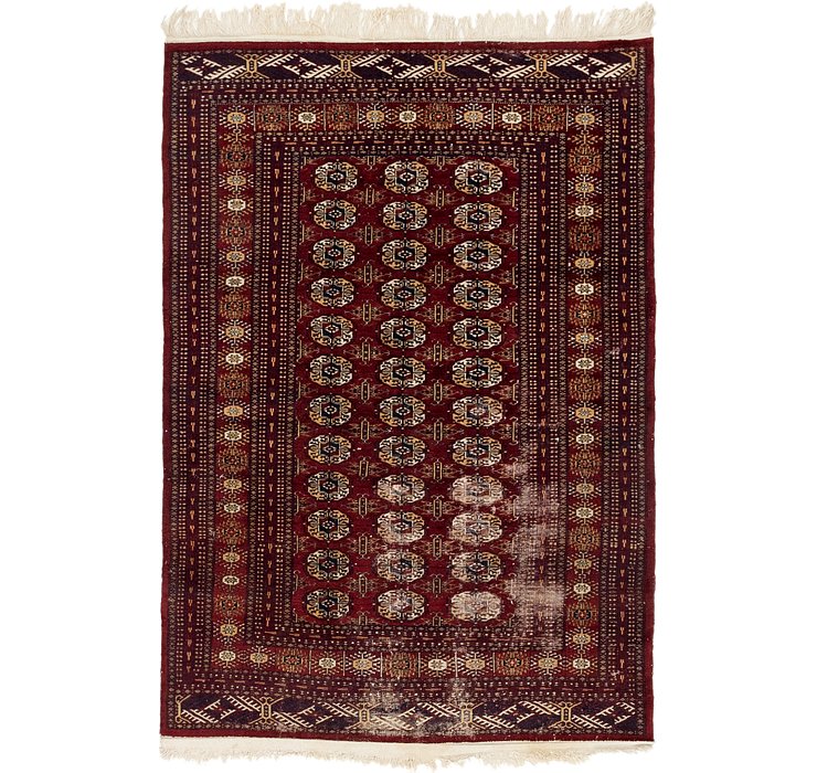 4' 2 x 6' Bokhara Oriental Rug